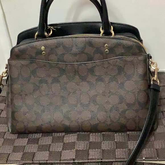 Coach brown logo satchel - Picture 2 of 11